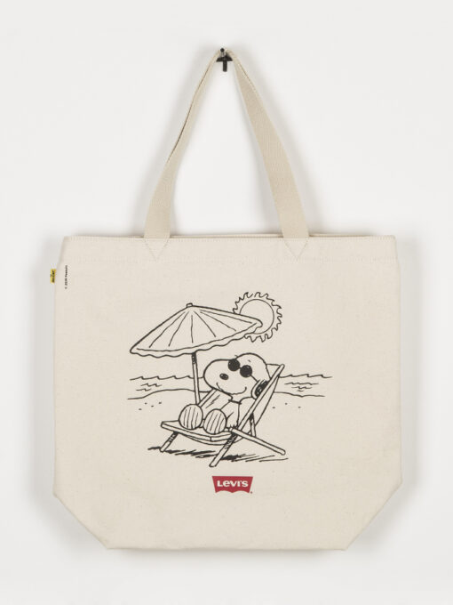 Taška LEVI'S Peanuts Snoopy Beach Tote Šedá