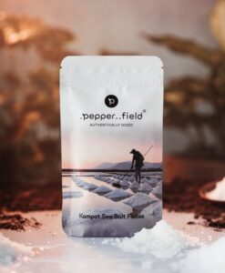 Sea Salt Flakes - soľné pyramídy - výber najväčších kryštálov soľných vločiek z Kampotu 100g - kampotský pepř