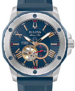 Hodinky BULOVA 98A282 - Farba: modrá