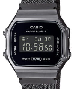 Hodinky CASIO A168WEMB-1BEF - Farba: čierna