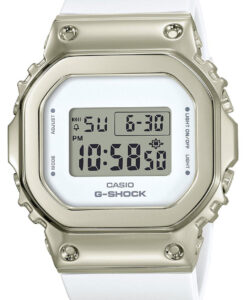 Hodinky CASIO GM-S5600G-7ER - Farba: biela