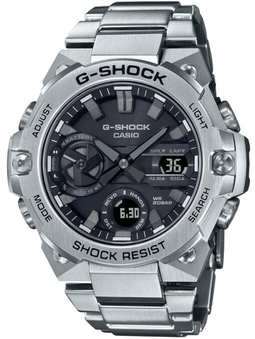 Hodinky CASIO GST-B400D-1AER - Farba: strieborná