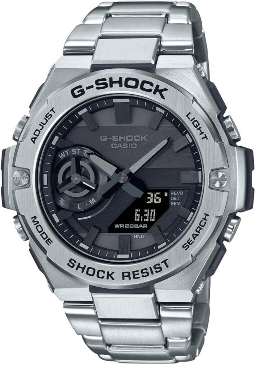 Hodinky CASIO GST-B500D-1A1ER - Farba: strieborná