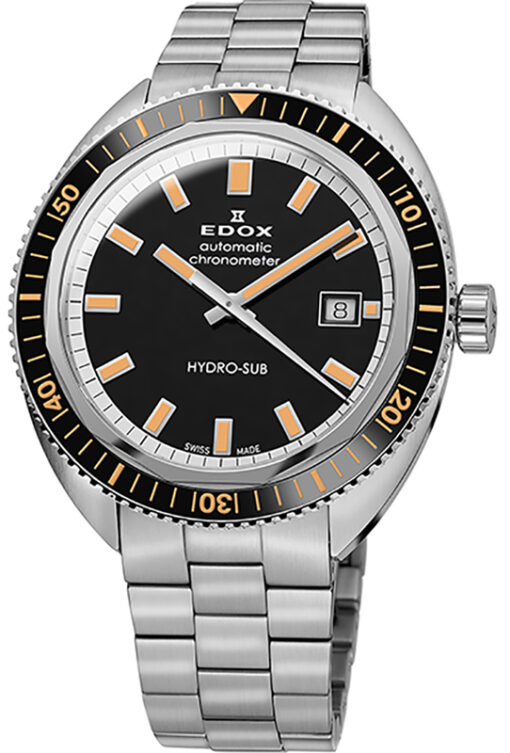 Hodinky EDOX 80128 3NBM NIB - Farba: čierna