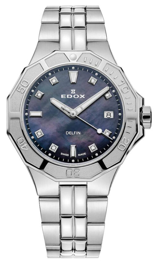 Hodinky EDOX 53020 3M NANND - Farba: perleťová