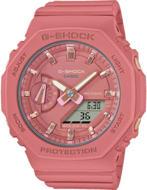 Hodinky CASIO GMA-S2100-4A2ER - Farba: ružová