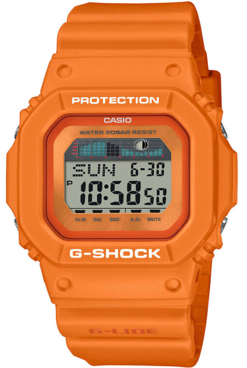 Hodinky CASIO GLX-5600RT-4ER - Farba: oranžová