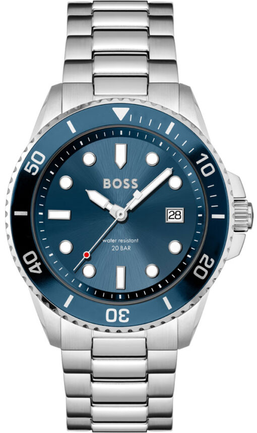 Hodinky HUGO BOSS 1513916 - Farba: modrá