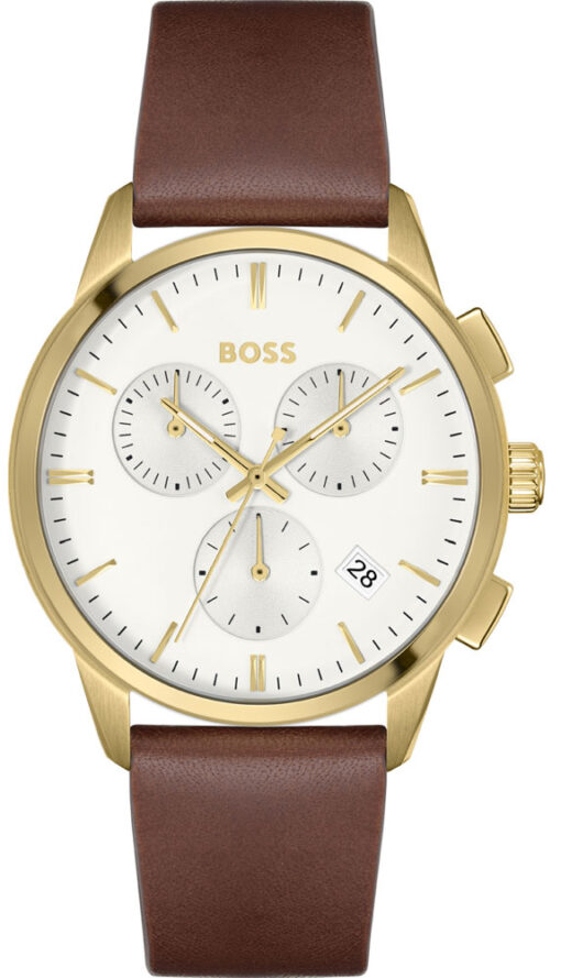 Hodinky HUGO BOSS 1513926 - Farba: hnedá