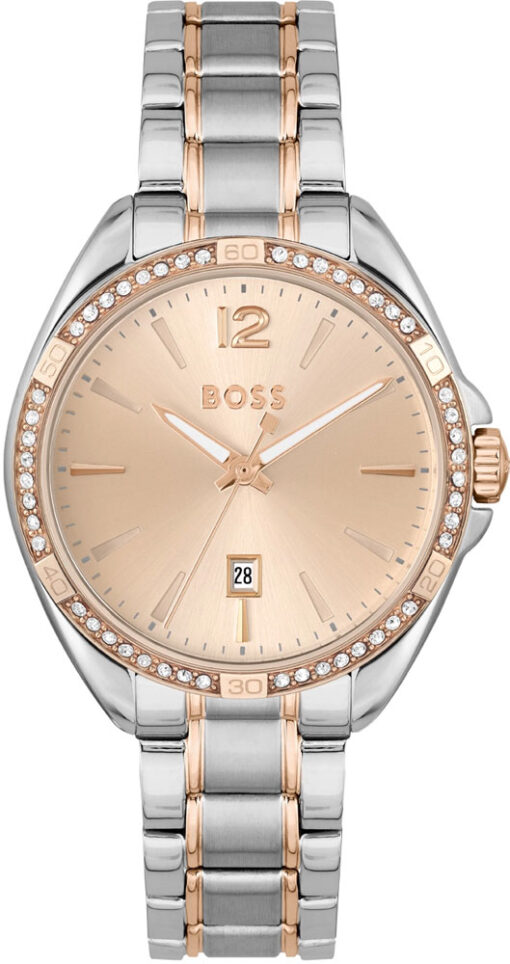 Hodinky HUGO BOSS 1502622 - Farba: ružová zlatá