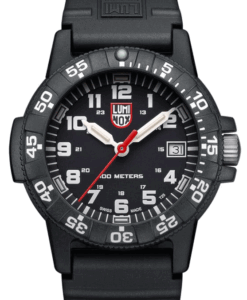 Hodinky LUMINOX LEATHERBACK SEA TURTLE 0300 SERIES XS.0301.L - Farba: čierna