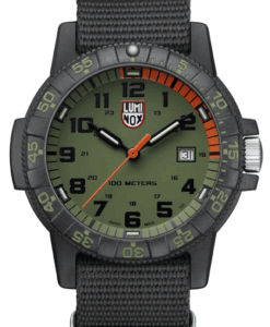 Hodinky LUMINOX LEATHERBACK SEA TURTLE GIANT 0320 SERIES XS.0337 - Farba: čierna