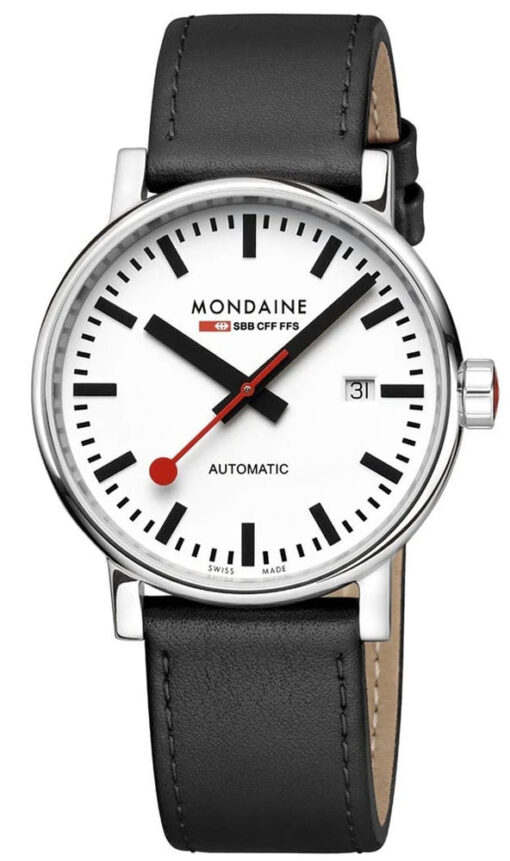 Hodinky MONDAINE MSE.40610.LB - Farba: čierna