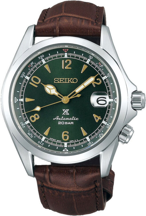 Hodinky SEIKO SPB121J1 - Farba: hnedá