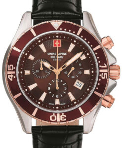 Hodinky SWISS ALPINE MILITARY 7040.9556 - Farba: čierna