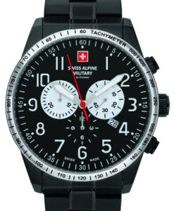 Hodinky SWISS ALPINE MILITARY 7082.9177 - Farba: čierna