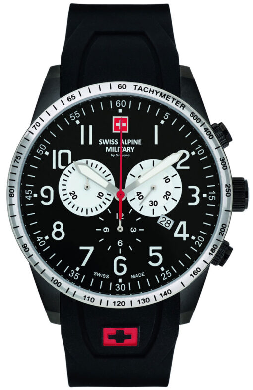 Hodinky SWISS ALPINE MILITARY 7082.9877 - Farba: čierna