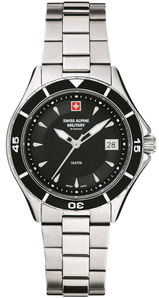 Hodinky SWISS ALPINE MILITARY 7740.1137 - Farba: čierna