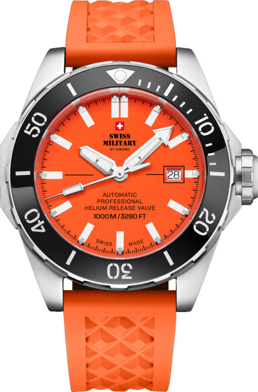 Hodinky SWISS MILITARY BY CHRONO SMA34092.07 - Farba: oranžová