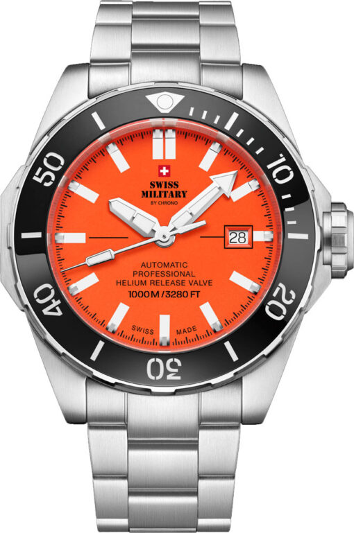 Hodinky SWISS MILITARY BY CHRONO SMA34092.03 - Farba: oranžová