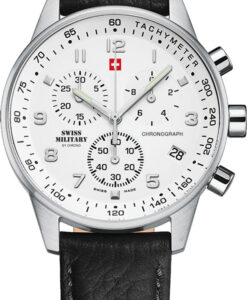 Hodinky SWISS MILITARY BY CHRONO SM34012.06 - Farba: čierna