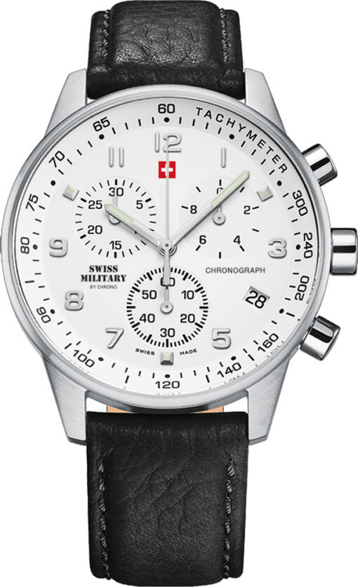 Hodinky SWISS MILITARY BY CHRONO SM34012.06 - Farba: čierna