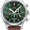 Hodinky SWISS MILITARY BY CHRONO SM34076.07 - Farba: hnedá