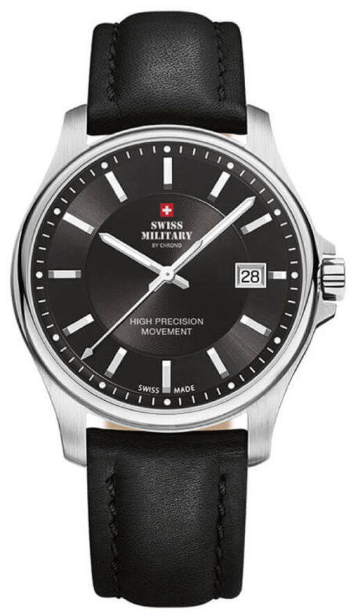 Hodinky SWISS MILITARY BY CHRONO SM30200.10 - Farba: čierna