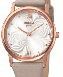 Hodinky BOCCIA TITANIUM 3265-03 - Farba: béžová