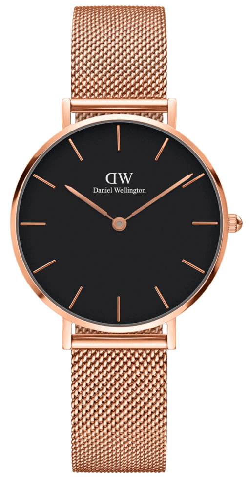 Hodinky DANIEL WELLINGTON DW00100161 - Farba: ružová zlatá