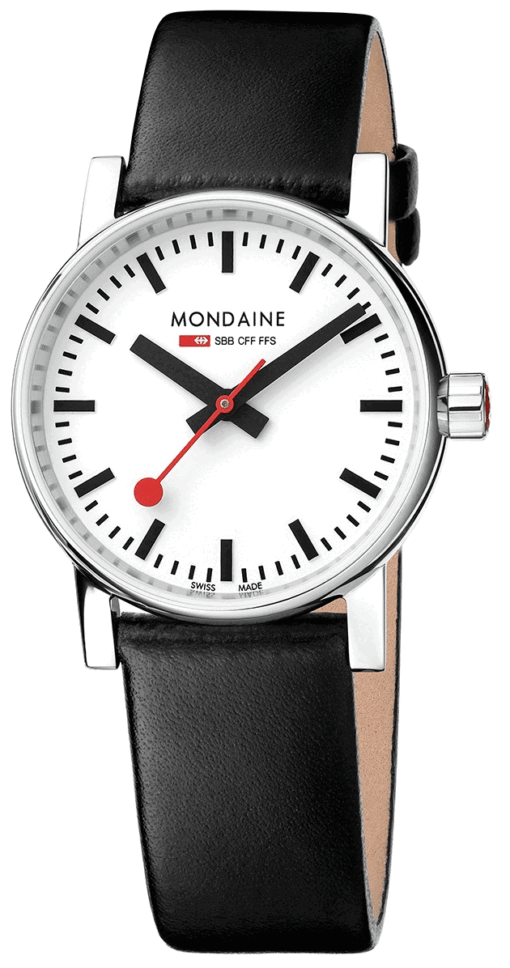 Hodinky MONDAINE MSE.30110.LB - Farba: čierna