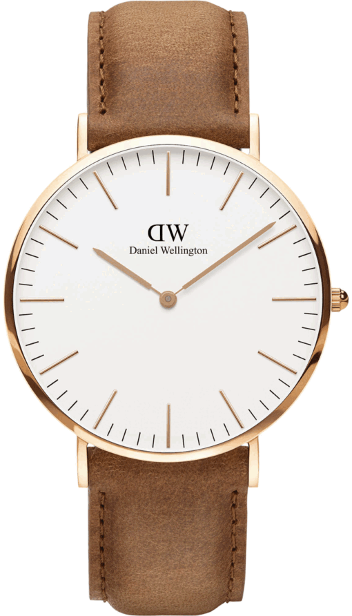 Hodinky Daniel Wellington CLASSIC DURHAM DW00100109 - Farba: hnedá