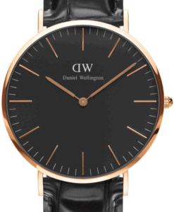 Hodinky DANIEL WELLINGTON DW00100129 - Farba: čierna