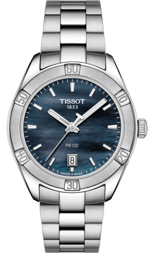 Hodinky TISSOT T101.910.11.121.00 - Farba: modrá