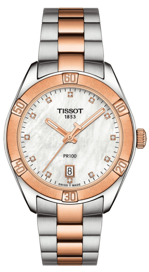 Hodinky TISSOT T101.910.22.116.00 - Farba: perleťová