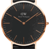 Hodinky DANIEL WELLINGTON DW00100127 - Farba: čierna