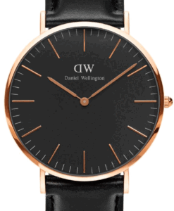 Hodinky DANIEL WELLINGTON DW00100127 - Farba: čierna