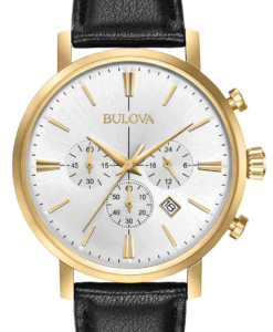 Hodinky BULOVA 97B155 - Farba: čierna