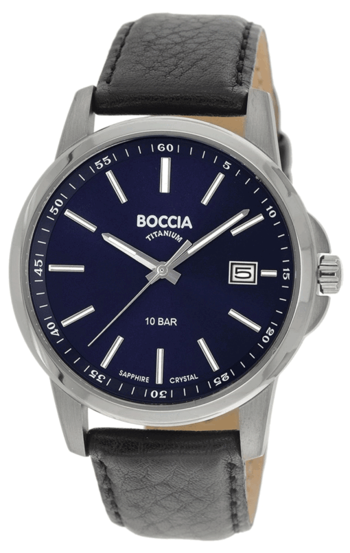 Hodinky BOCCIA TITANIUM 3633-01 - Farba: čierna