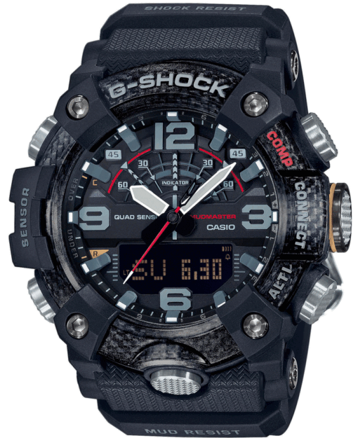 Hodinky CASIO G-SHOCK GG-B100-1AER - Farba: čierna