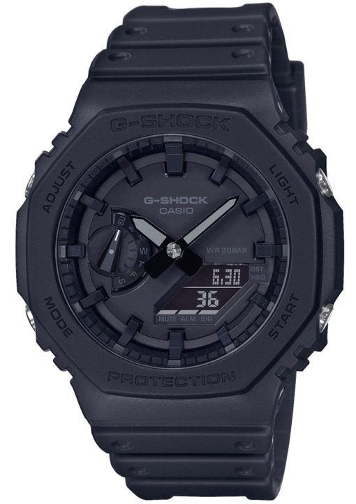 Hodinky CASIO G-SHOCK GA-2100-1A1ER - Farba: čierna