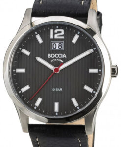 Hodinky BOCCIA TITANIUM 3580-01 - Farba: čierna