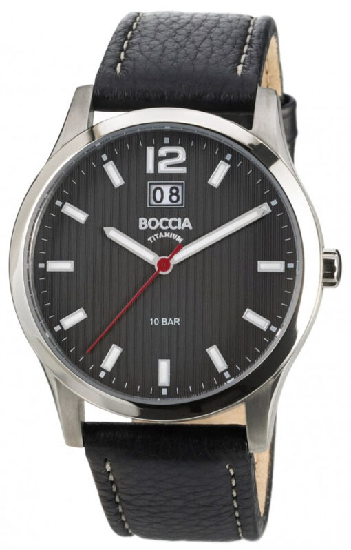 Hodinky BOCCIA TITANIUM 3580-01 - Farba: čierna