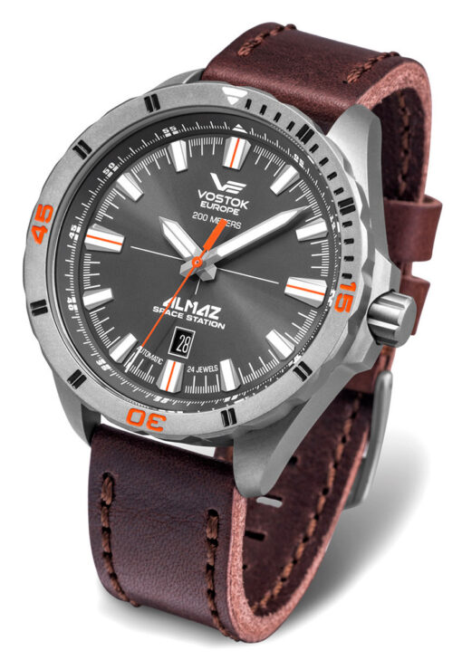 Hodinky VOSTOK-EUROPE NH35A/320H263 - Farba: hnedá