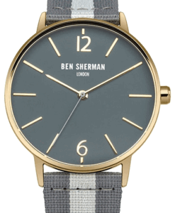 Hodinky BEN SHERMAN WB044EGA - Farba: sivá