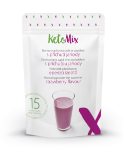 KetoMix Príchuť do kokteilu - jahoda – vegan - 45g - KetoMix - Ketomix