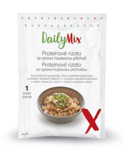 DailyMix Proteínové rizoto so syrovo-hubovou príchuťou (1 porcia) - DailyMix - Ketomix