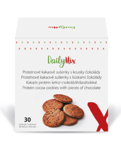 DailyMix Proteínové kakaové sušienky s kúskami čokolády (30 sušienok) - DailyMix - Ketomix