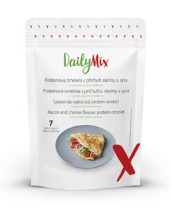 DailyMix Proteínová omeleta s príchuťou slaniny a syra (7 porcií) - DailyMix - Ketomix