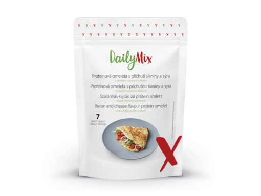 DailyMix Proteínová omeleta s príchuťou slaniny a syra (7 porcií) - DailyMix - Ketomix